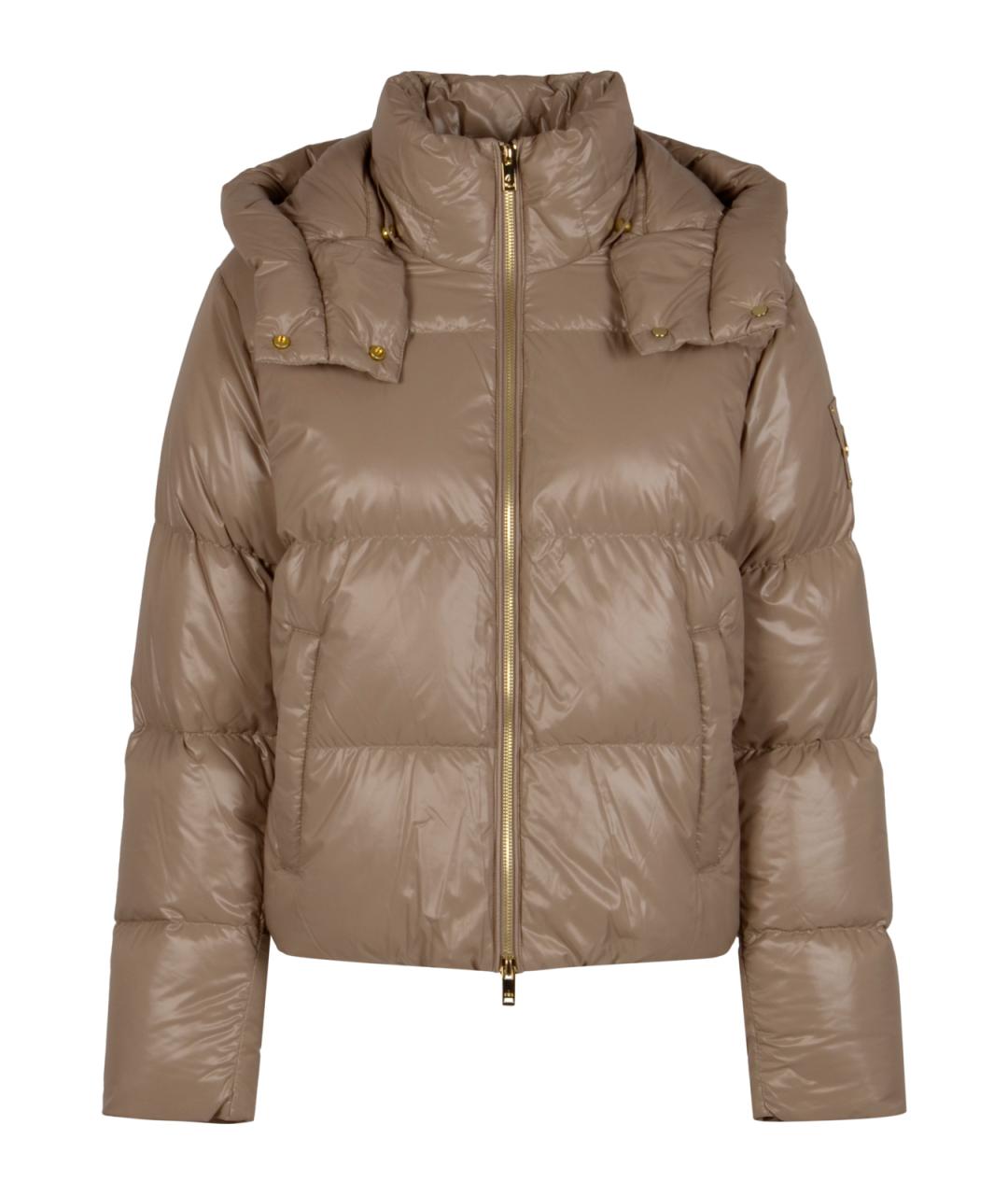 MOOSE KNUCKLES Бежевый полиамидовый пуховик, фото 1