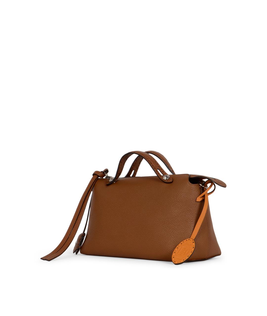 FENDI Коричневая кожаная сумка тоут, фото 2