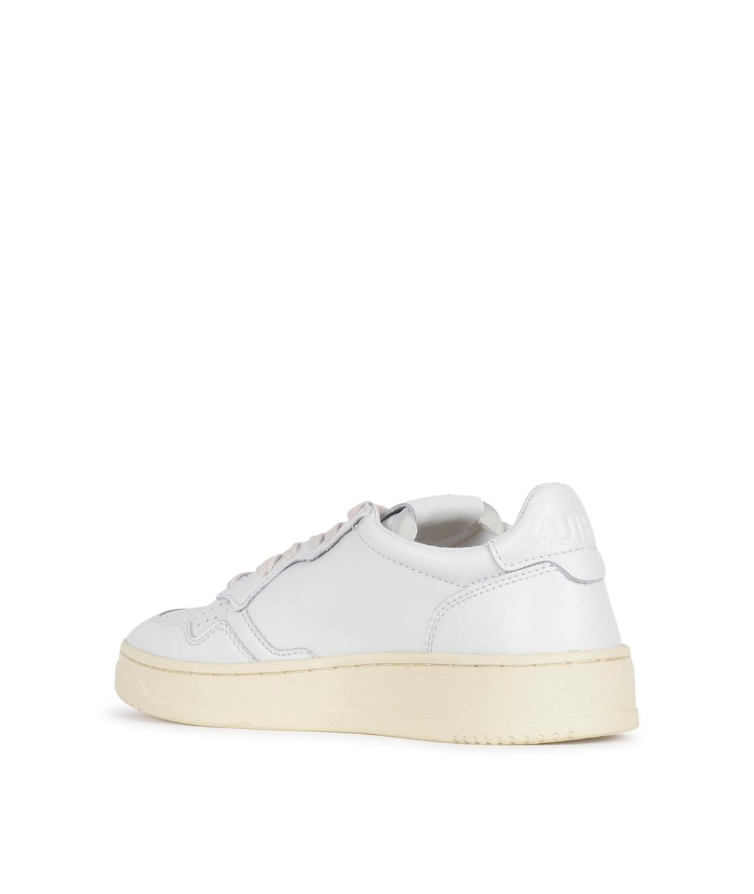 AUTRY Белые кожаные кроссовки, фото 3