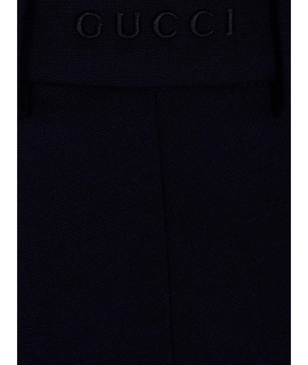 GUCCI Синие прямые брюки, фото 3