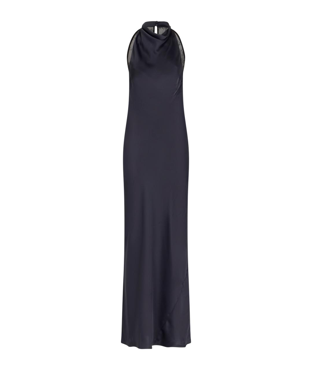 ROTATE Серое полиэстеровое вечернее платье, фото 1