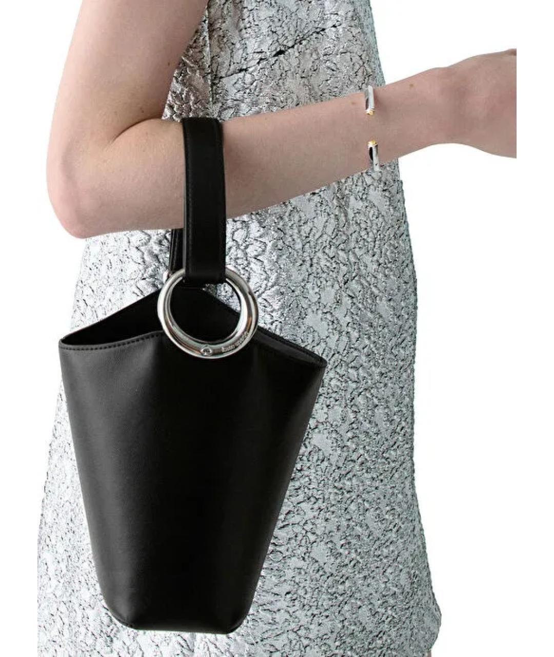 KATE SPADE Черная кожаная сумка тоут, фото 7