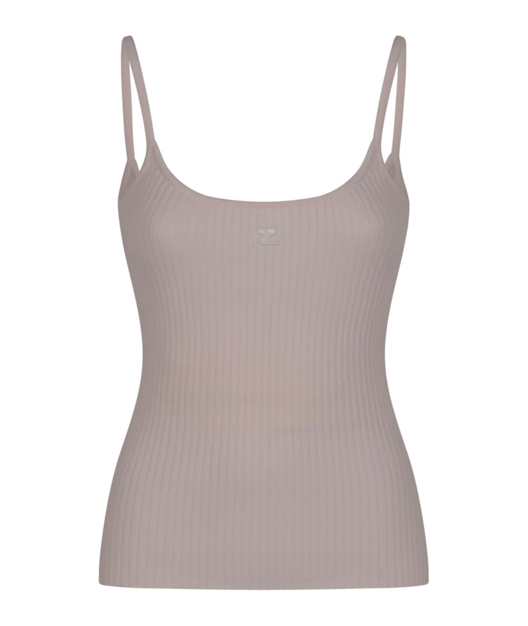 COURREGES Розовая майка, фото 1