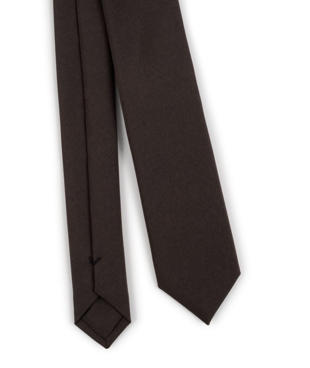 GUCCI Коричневый галстук, фото 2