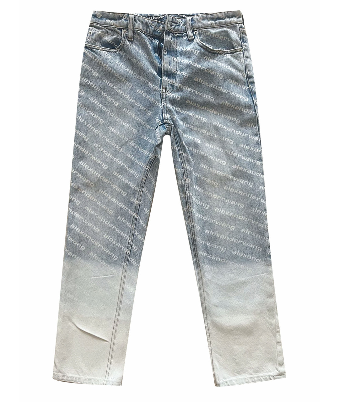 ALEXANDER WANG Голубые прямые джинсы, фото 1