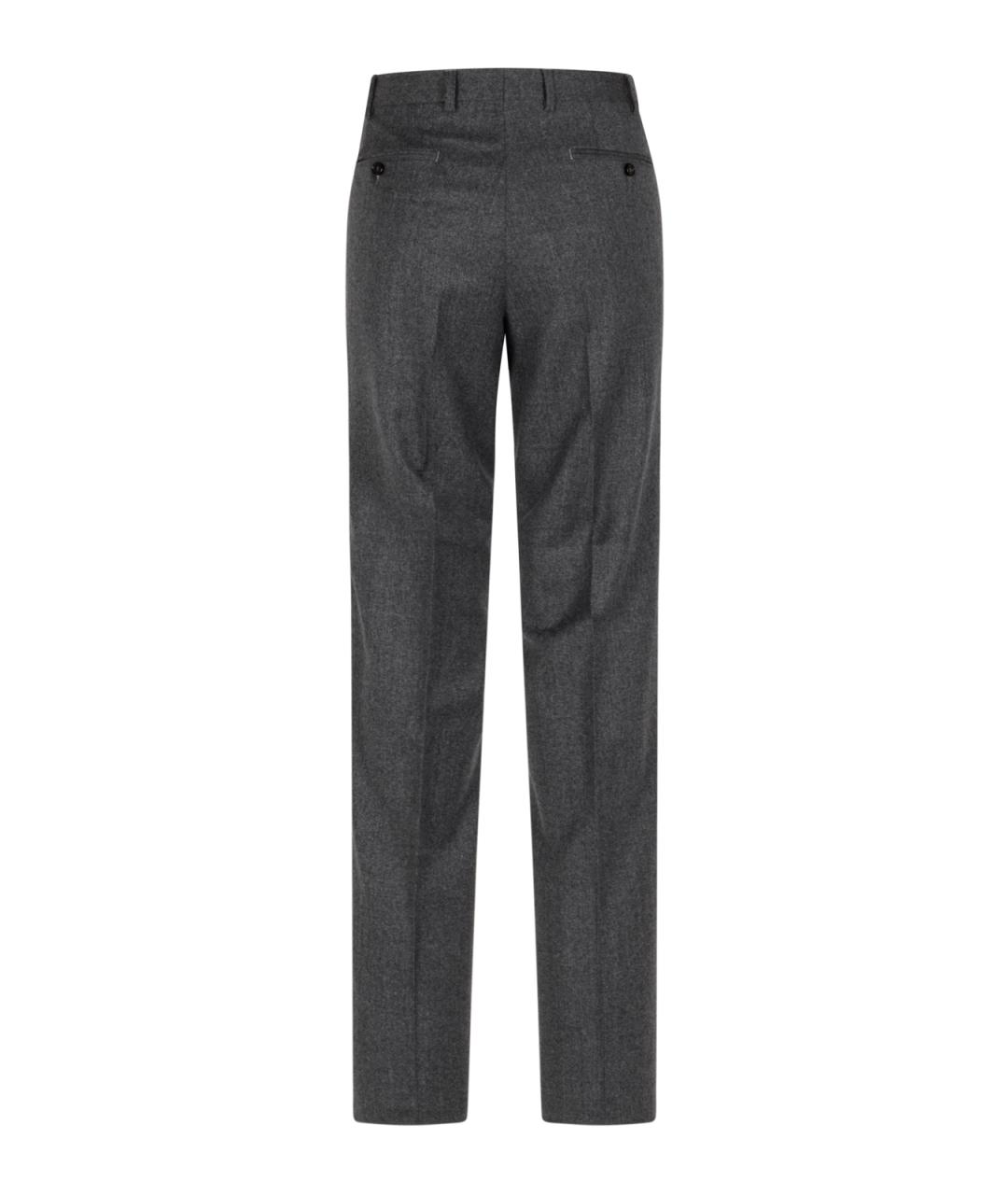 CANALI Серые повседневные брюки, фото 2