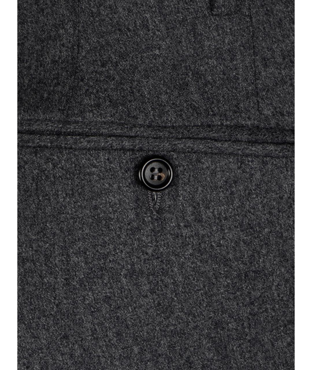 CANALI Серые повседневные брюки, фото 3