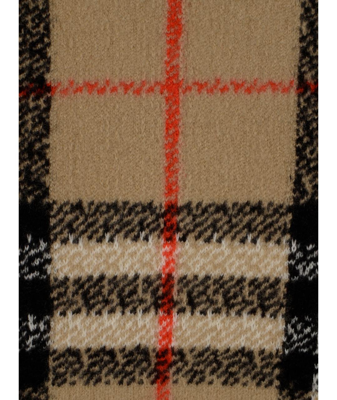 BURBERRY Бежевый кашемировый джемпер / свитер, фото 3