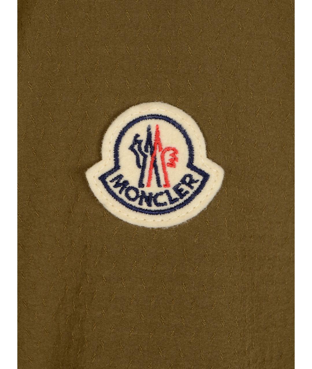 MONCLER Зеленая кэжуал рубашка, фото 3