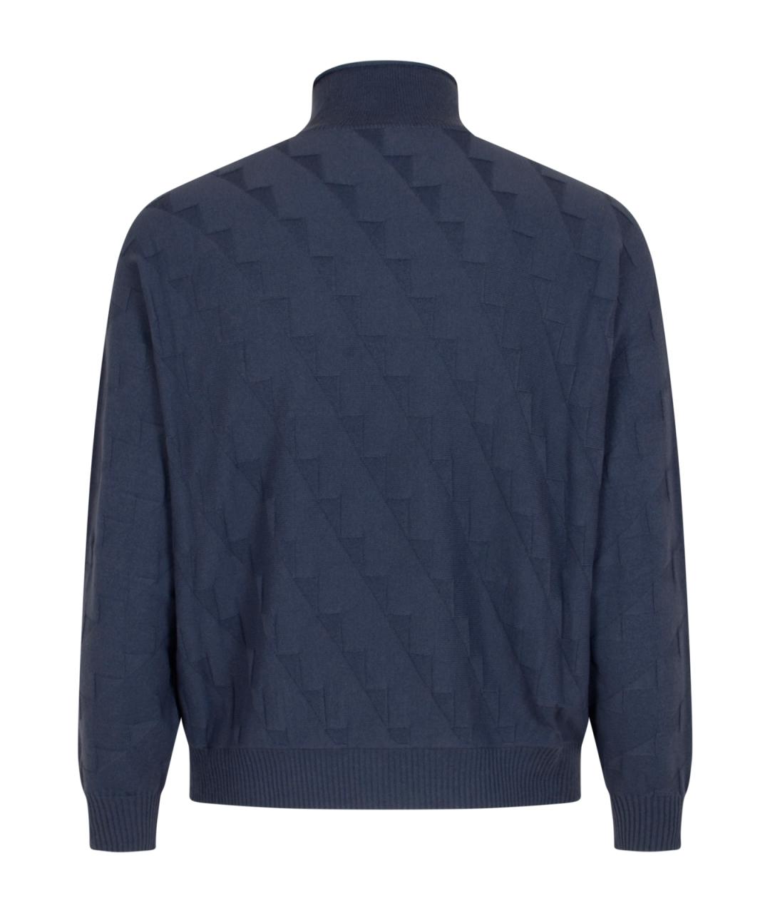 EMPORIO ARMANI Синий джемпер / свитер, фото 2