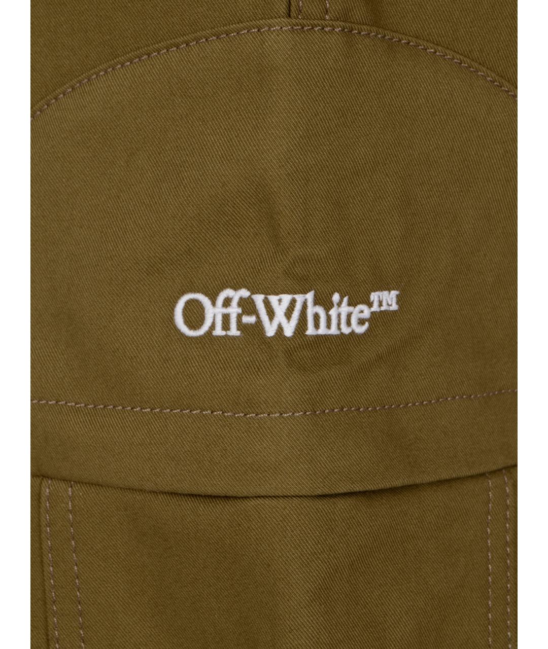 OFF-WHITE Мульти хлопковые повседневные брюки, фото 3