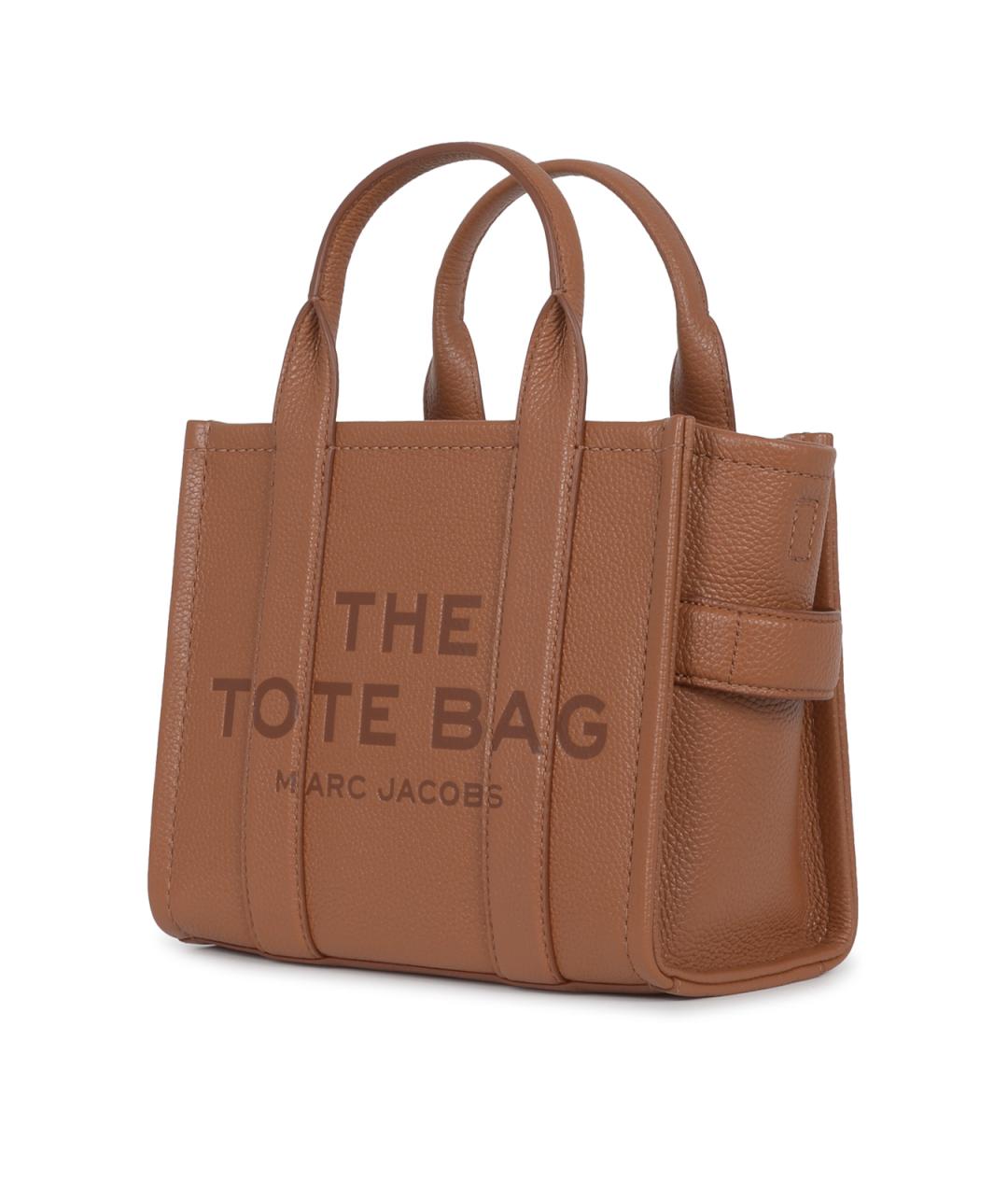 MARC JACOBS Бежевая кожаная сумка тоут, фото 2