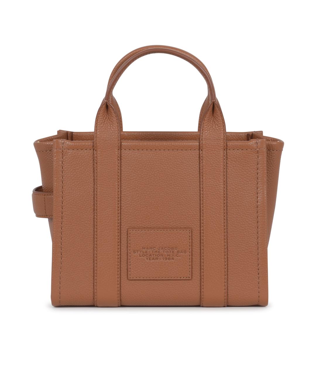 MARC JACOBS Бежевая кожаная сумка тоут, фото 3