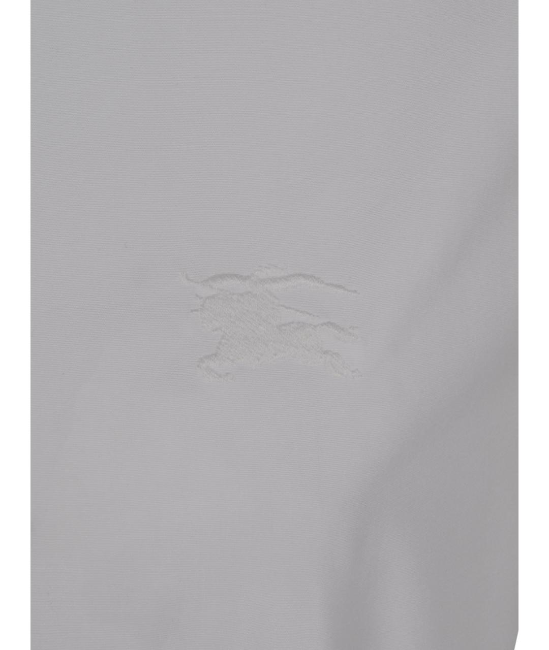 BURBERRY Белая хлопковая рубашка, фото 3