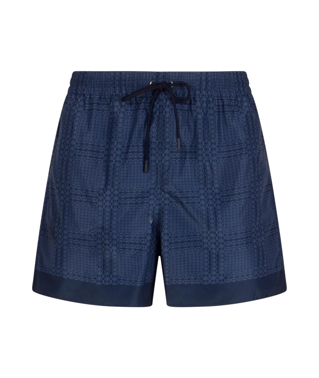 GUCCI Мульти полиамидовые шорты, фото 1