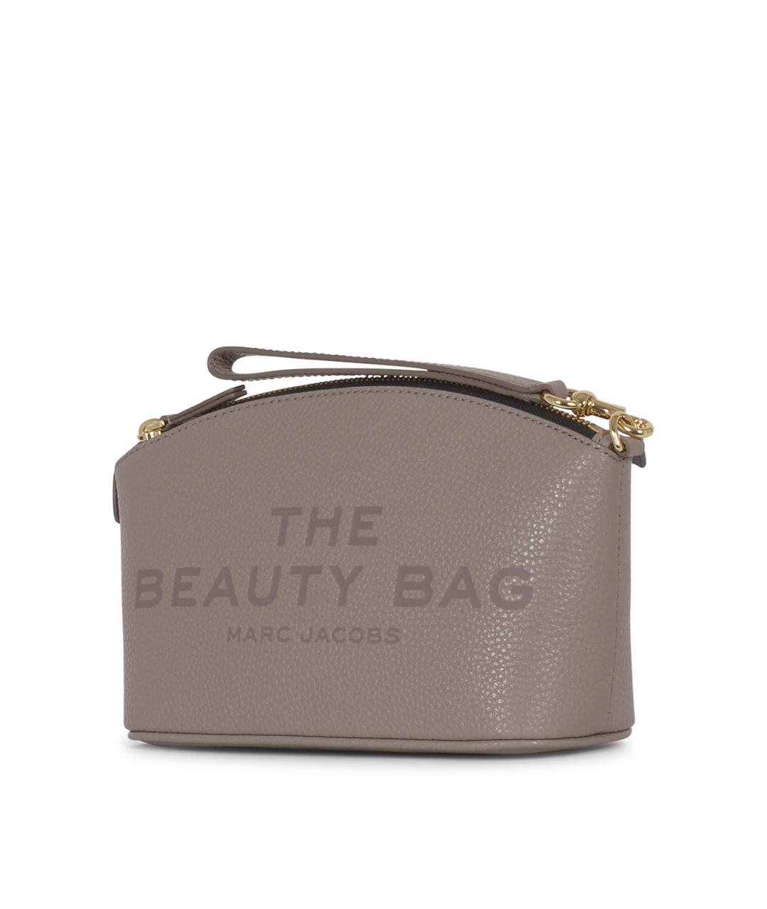 MARC JACOBS Серая кожаная косметичка, фото 2