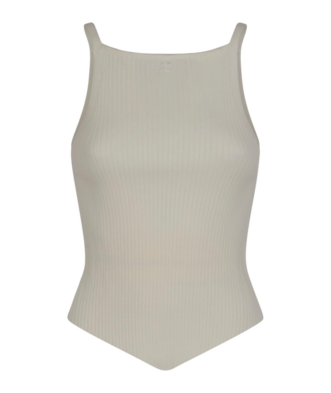 COURREGES Белая майка, фото 1