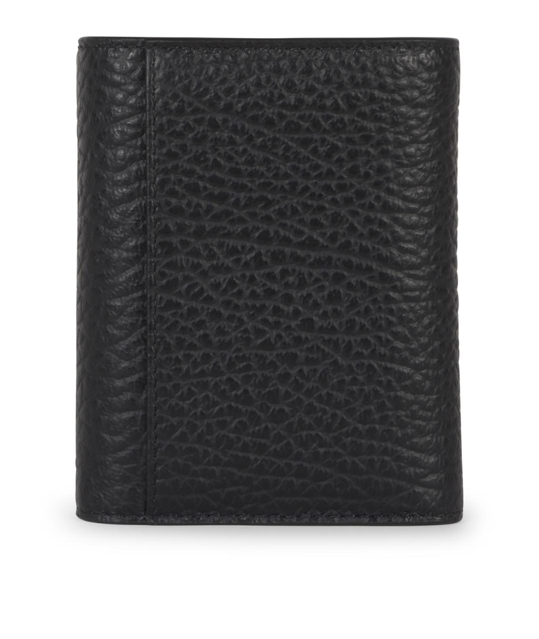 MAISON MARGIELA Черный кожаный кошелек, фото 1