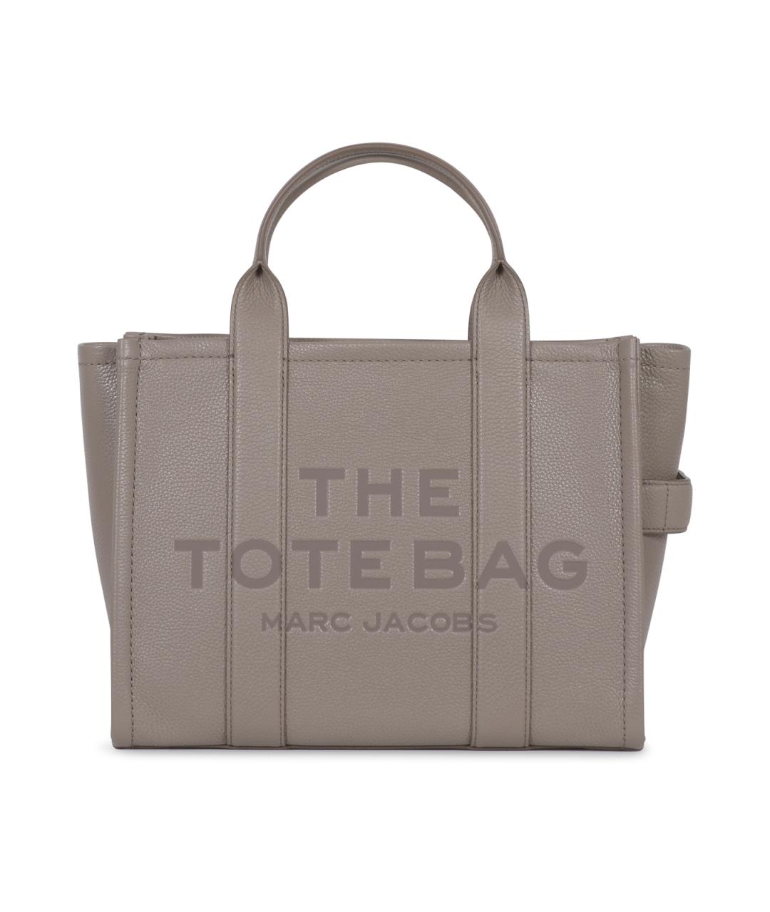 MARC JACOBS Серая кожаная сумка тоут, фото 1