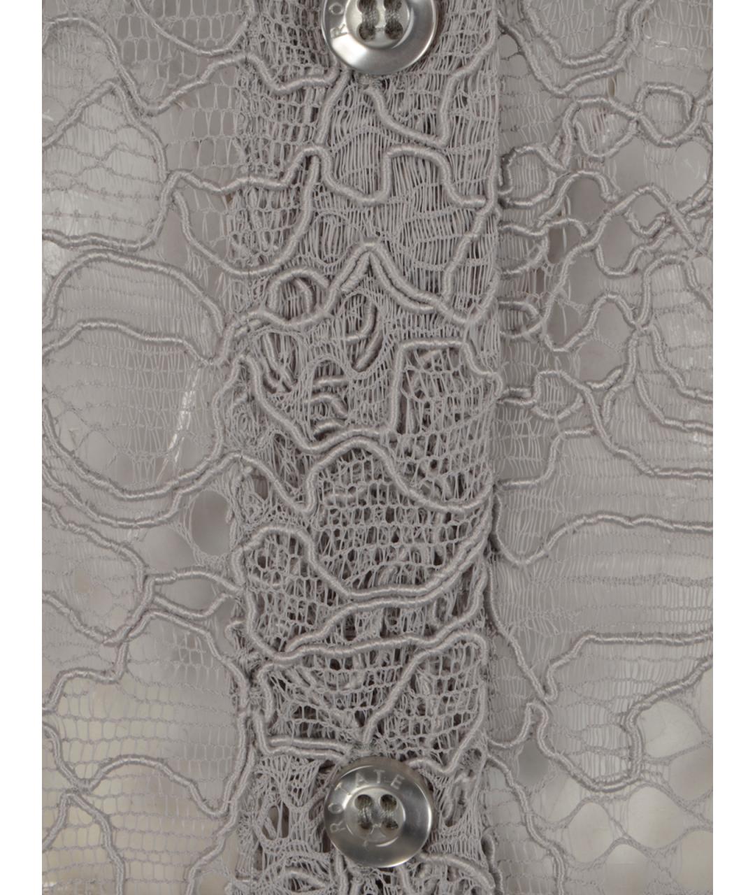 ROTATE Серая полиэстеровая рубашка, фото 3