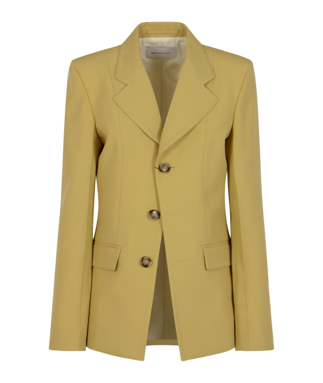 Ami Paris Желтый жакет/пиджак, фото 1