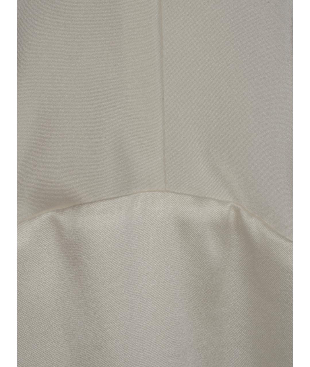 EMPORIO ARMANI Белая шелковая блузы, фото 3