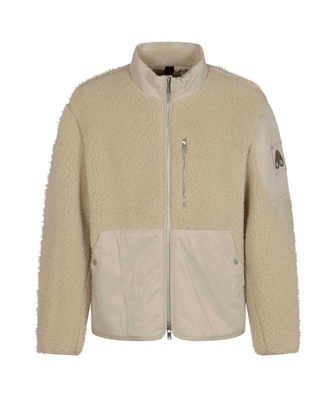 MOOSE KNUCKLES Белая полиэстеровая куртка, фото 1