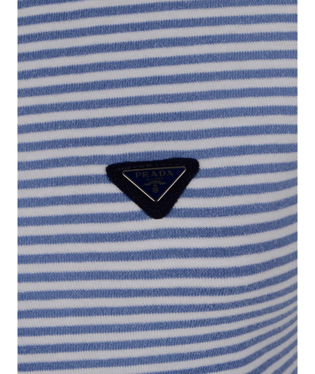 PRADA Голубая футболка, фото 3