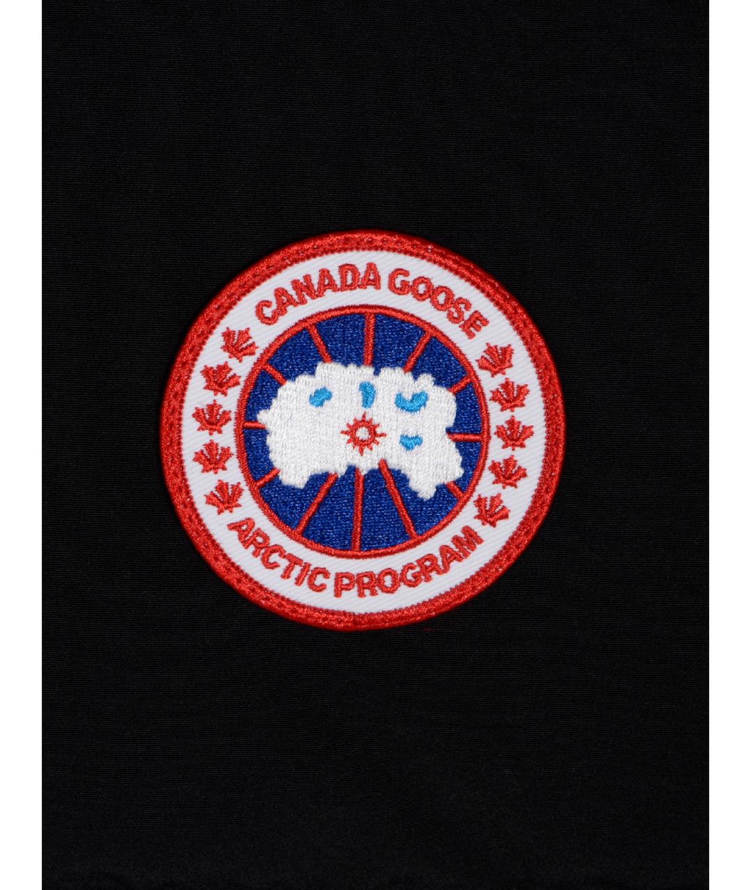 CANADA GOOSE Черный полиэстеровый жилет, фото 3
