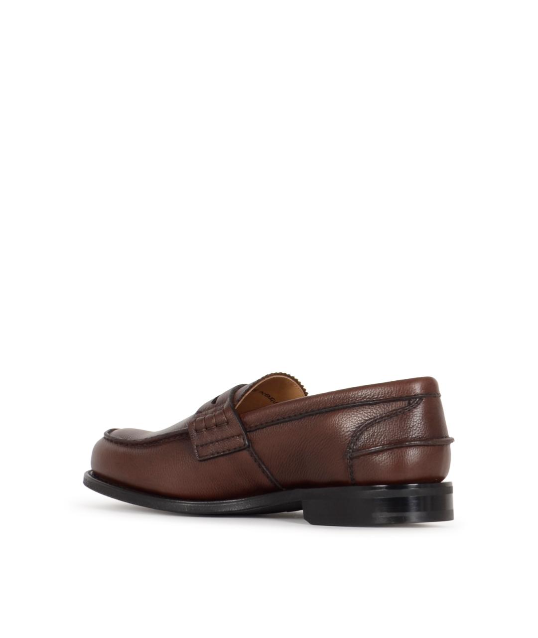 CHURCH'S Коричневые кожаные туфли, фото 3