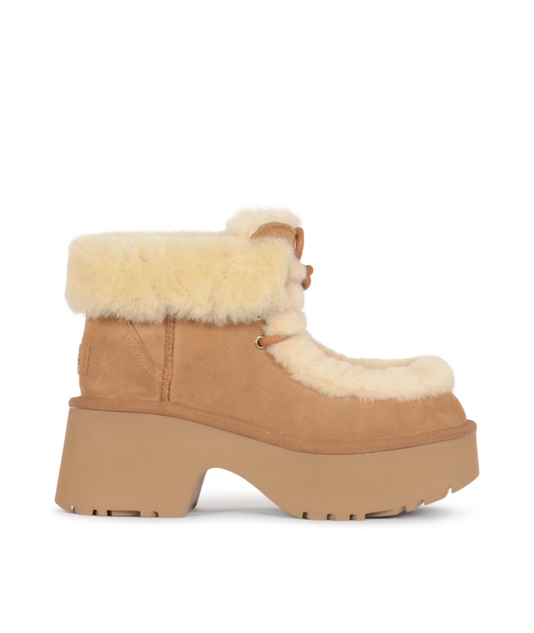 UGG AUSTRALIA Коричневые ботинки, фото 1