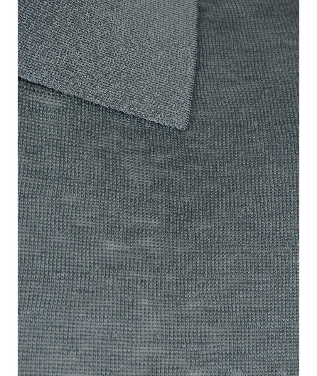 GIORGIO ARMANI Зеленые поло с коротким рукавом, фото 3