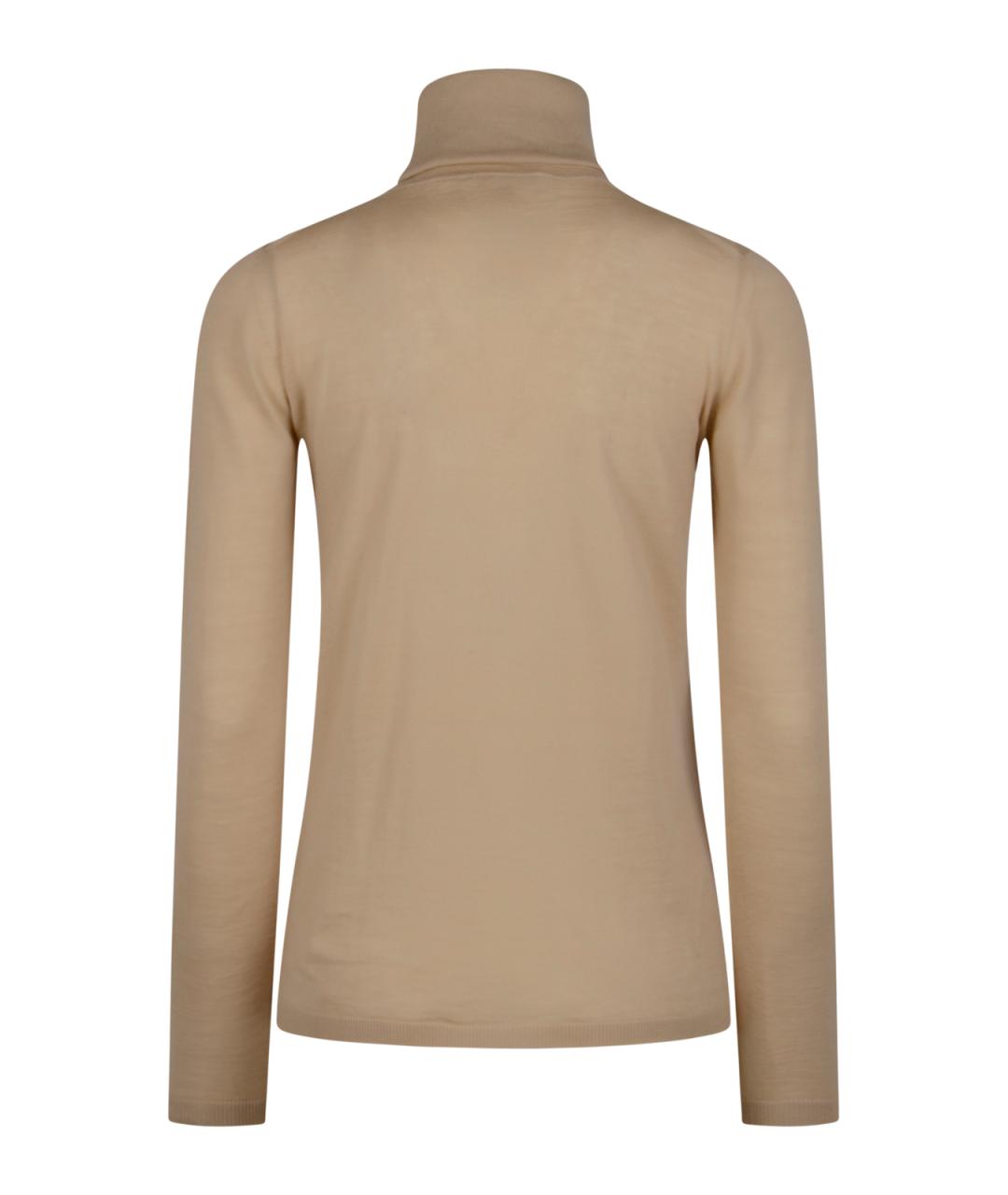 MAX MARA Бежевый джемпер / свитер, фото 2