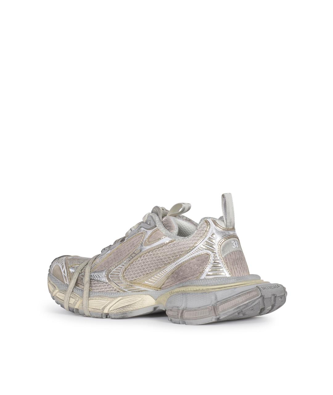 BALENCIAGA Бежевые синтетические кроссовки, фото 3