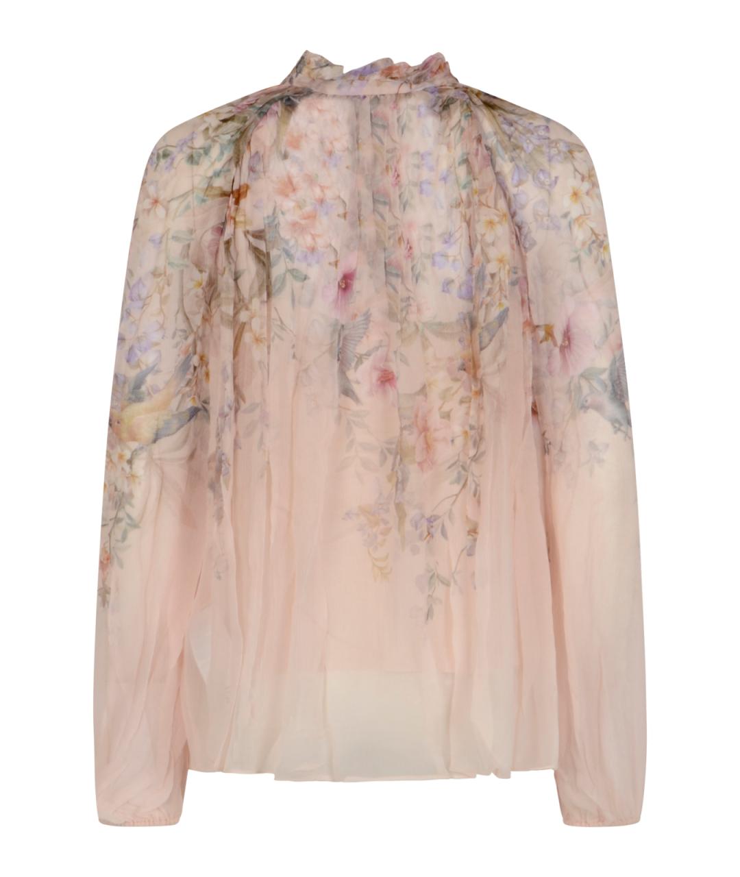 ZIMMERMANN Бежевая вискозная блузы, фото 2