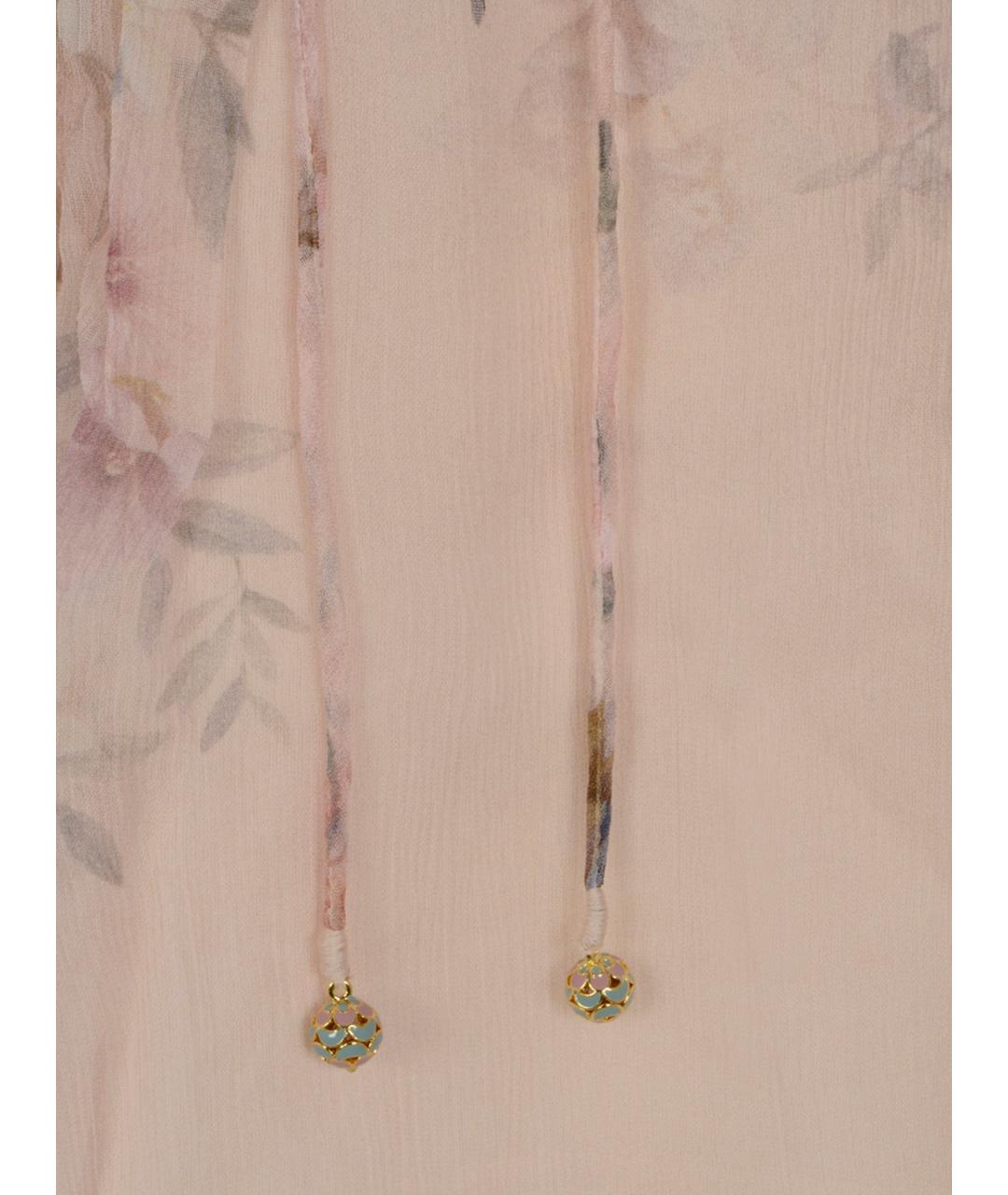 ZIMMERMANN Бежевая вискозная блузы, фото 3