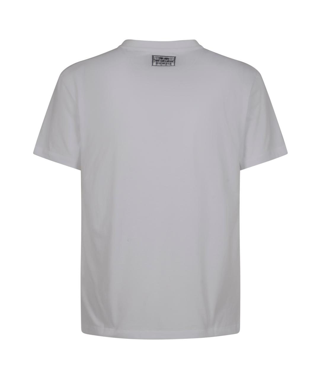 FENDI Белая хлопковая футболка, фото 2