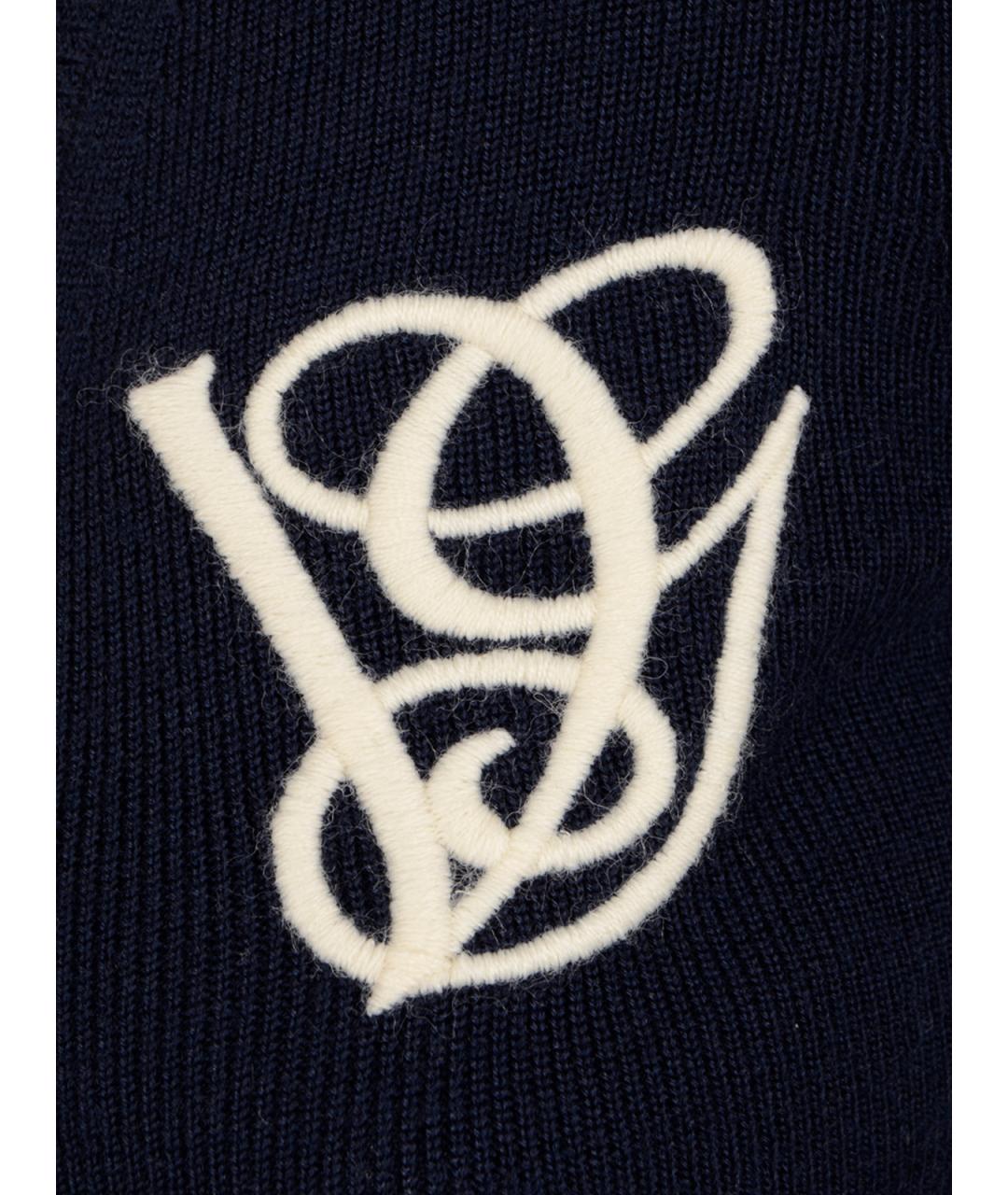 VALENTINO Синий джемпер / свитер, фото 3