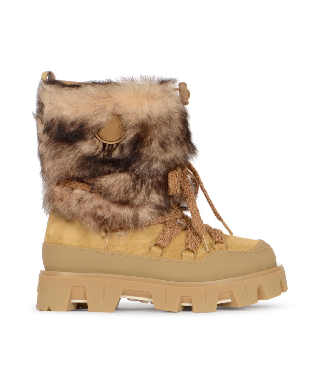 MONCLER Коричневые сапоги, фото 1