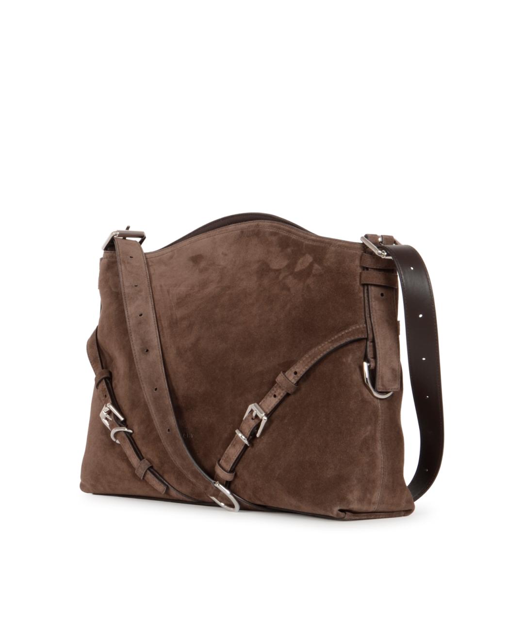 GIVENCHY Коричневая замшевая сумка через плечо, фото 2