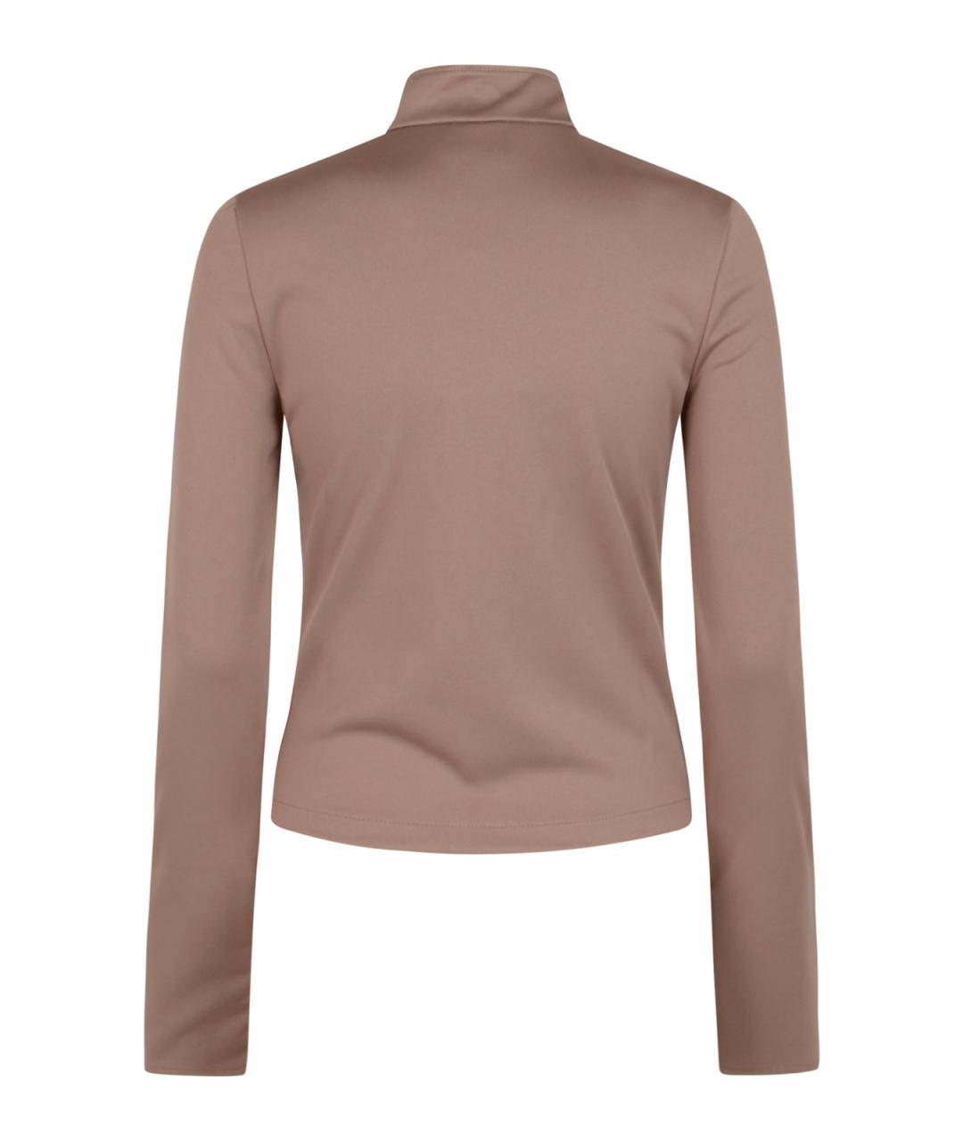 COURREGES Коричневая полиэстеровая куртка, фото 2