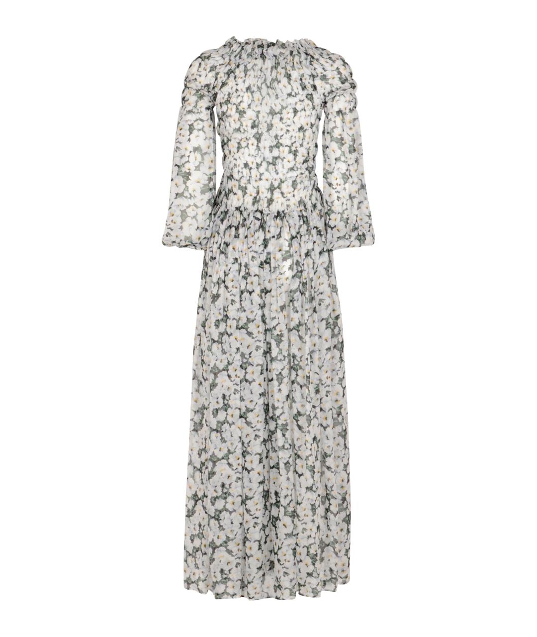 RAQUEL DINIZ Мульти шелковое повседневное платье, фото 2