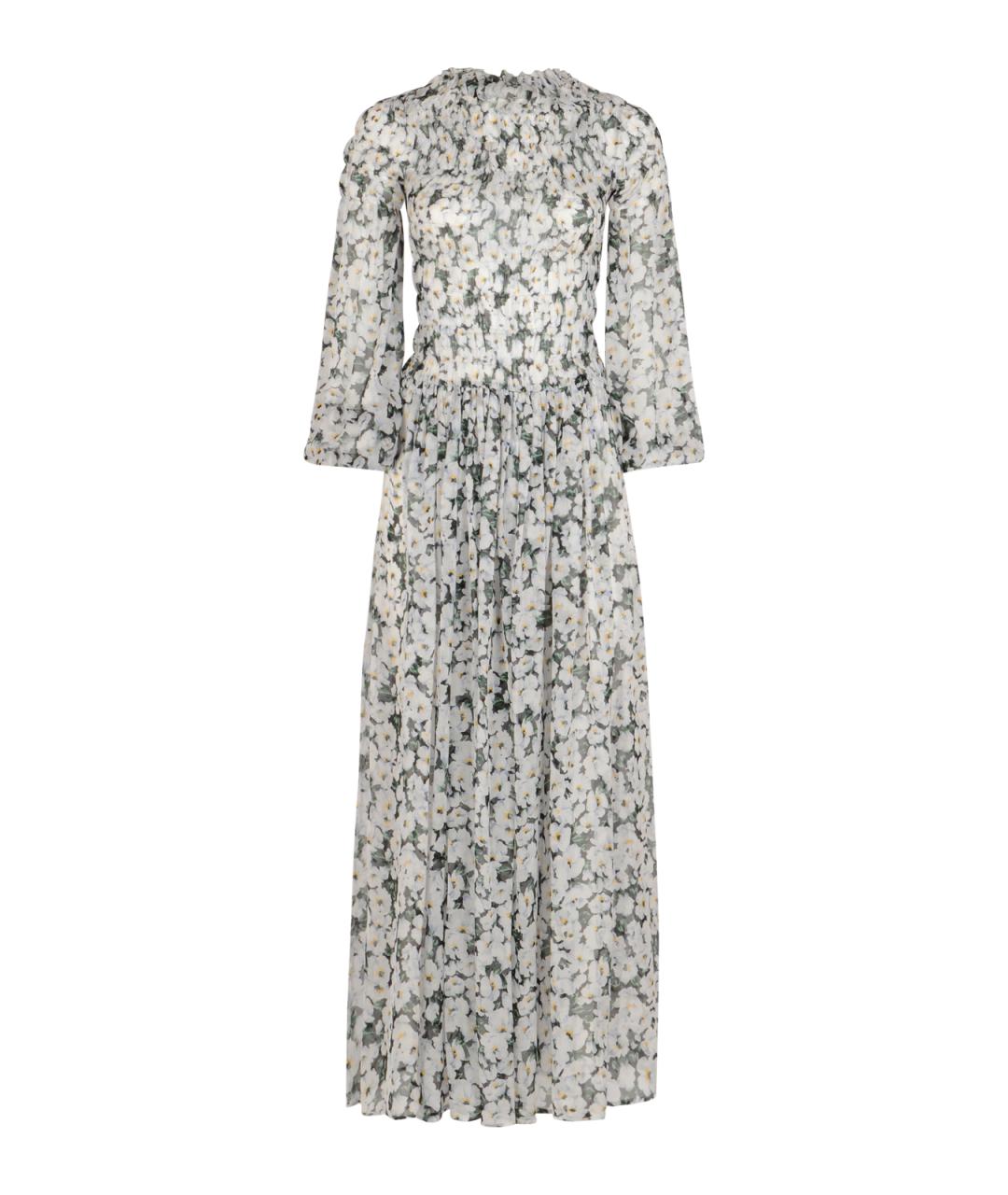 RAQUEL DINIZ Мульти шелковое повседневное платье, фото 1