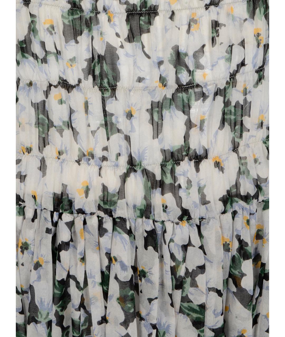 RAQUEL DINIZ Мульти шелковое повседневное платье, фото 3