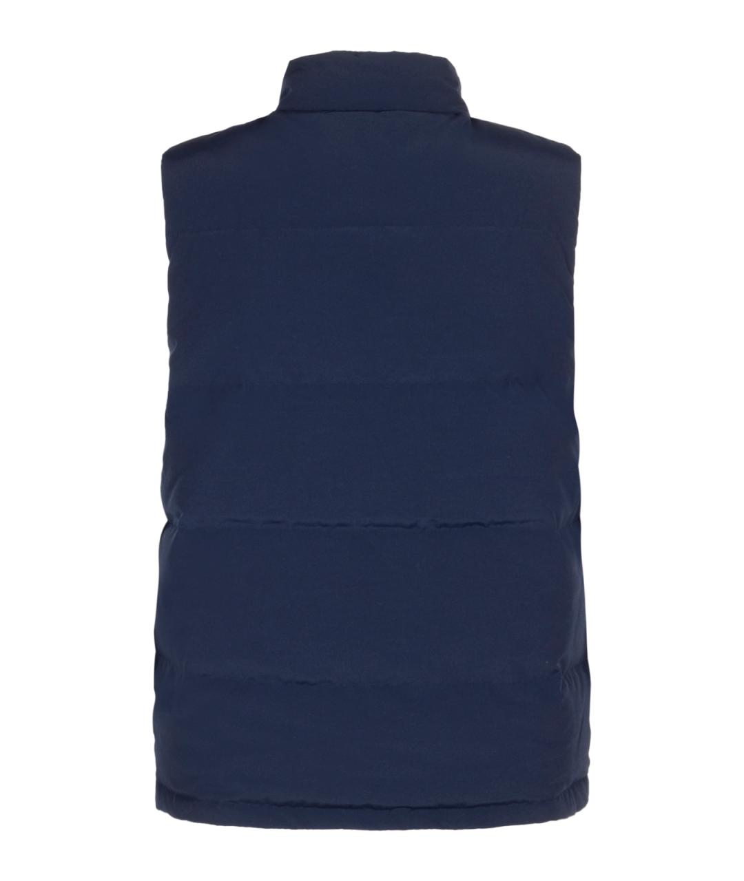 CANADA GOOSE Синий полиэстеровый жилет, фото 2