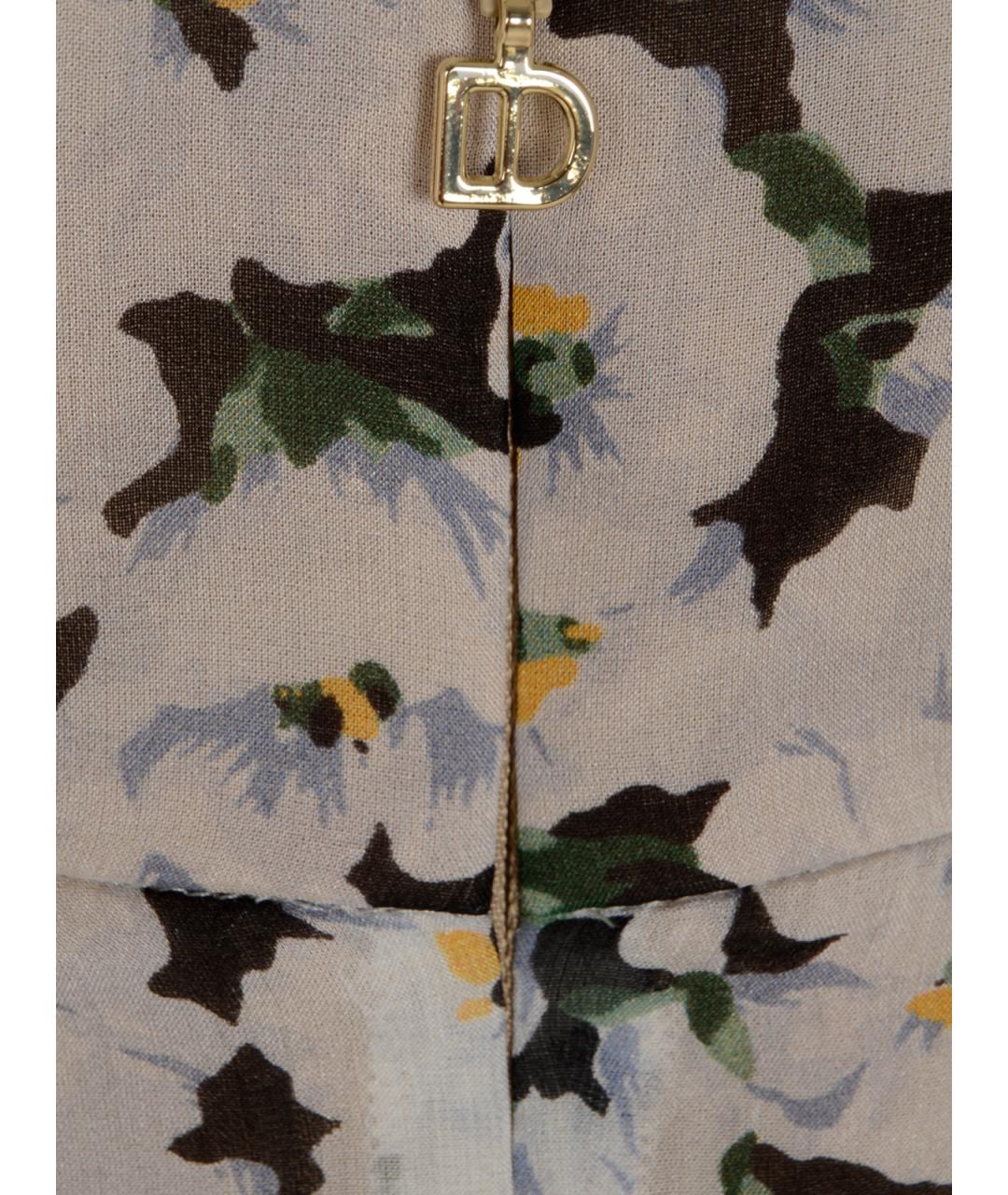 RAQUEL DINIZ Мульти шелковое платье, фото 3