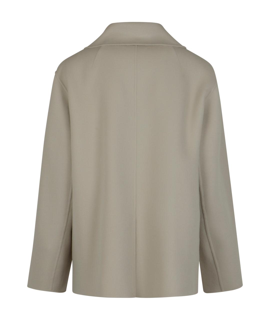 'S MAX MARA Бежевая шерстяная куртка, фото 2