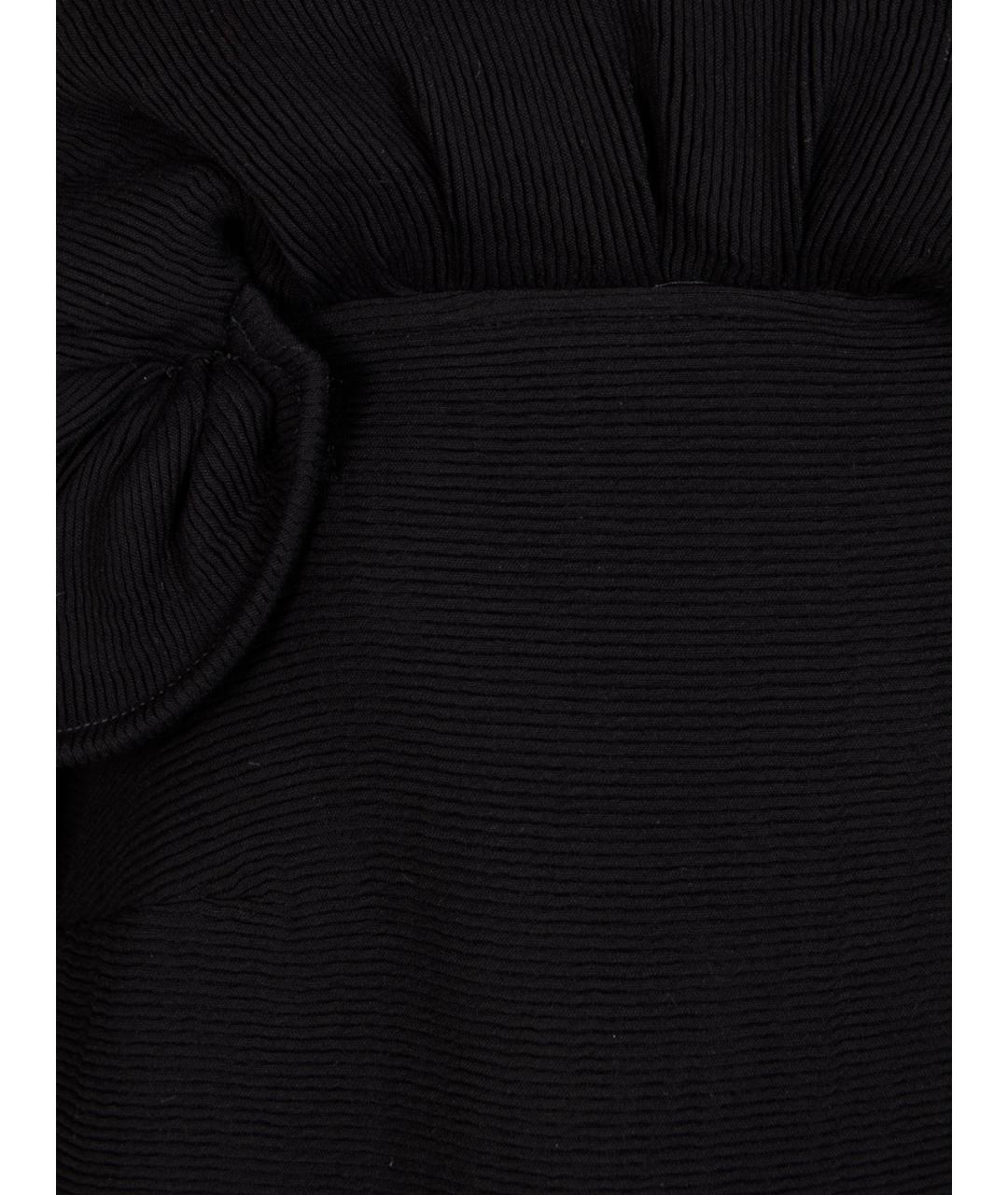 MAGDA BUTRYM Черное полиамидовое повседневное платье, фото 3