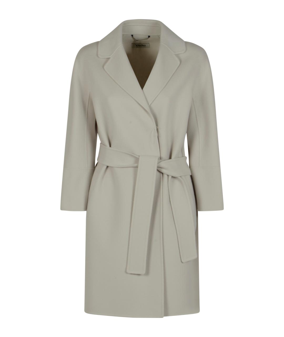 'S MAX MARA Бежевое шерстяное пальто, фото 1