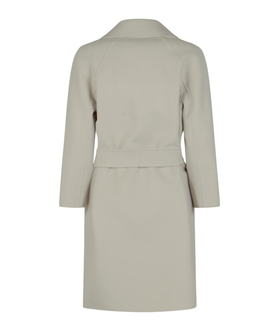 'S MAX MARA Бежевое шерстяное пальто, фото 2